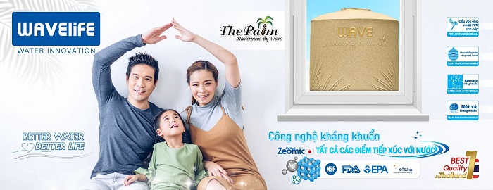 Bồn nước kháng khuẩn WAVELIFE Bồn nước kháng khuẩn WAVELIFE