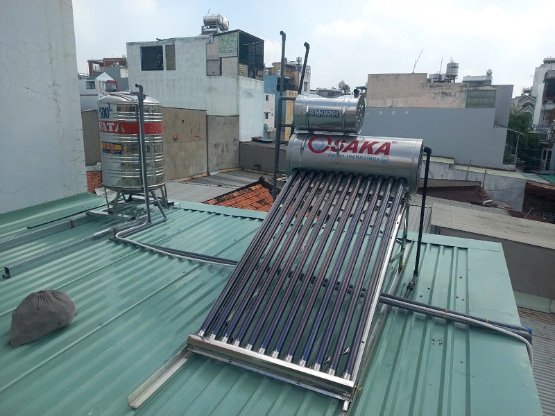 Bồn phụ I304, 50L chuẩn lắp NLMT OSAKA trên mái tôn Bồn phụ I304, 50L chuẩn lắp NLMT OSAKA trên mái tôn