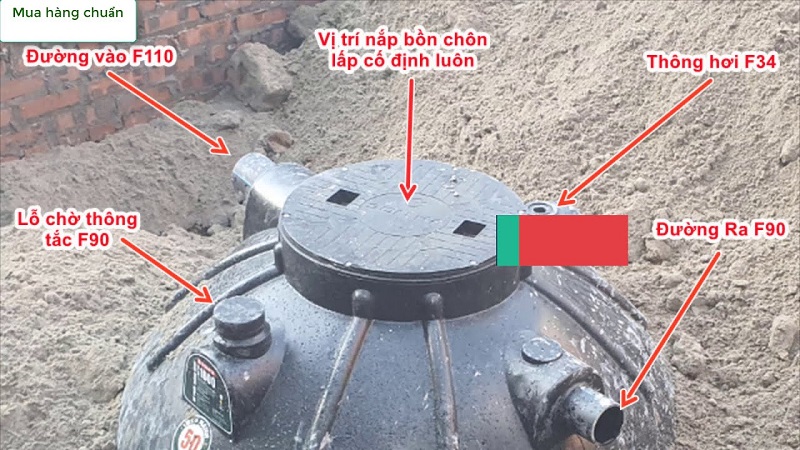 Cấu tạo bồn tự hoại Septic Cấu tạo bồn tự hoại Septic