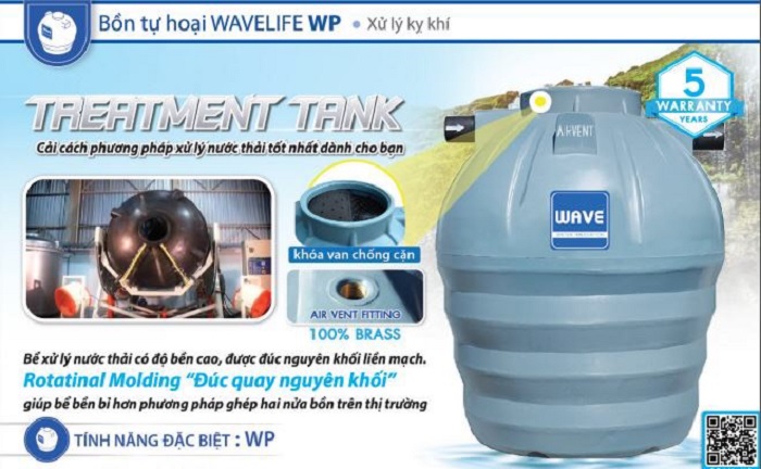 Bể phốt nhựa Wavelife Bể phốt nhựa Wavelife