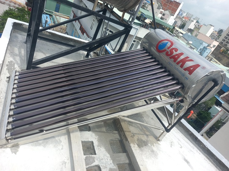 Câu tạo máy nước nóng mặt trời Osaka Câu tạo máy nước nóng mặt trời Osaka
