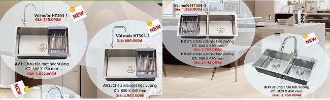 chậu rửa inox hwata chậu rửa inox hwata