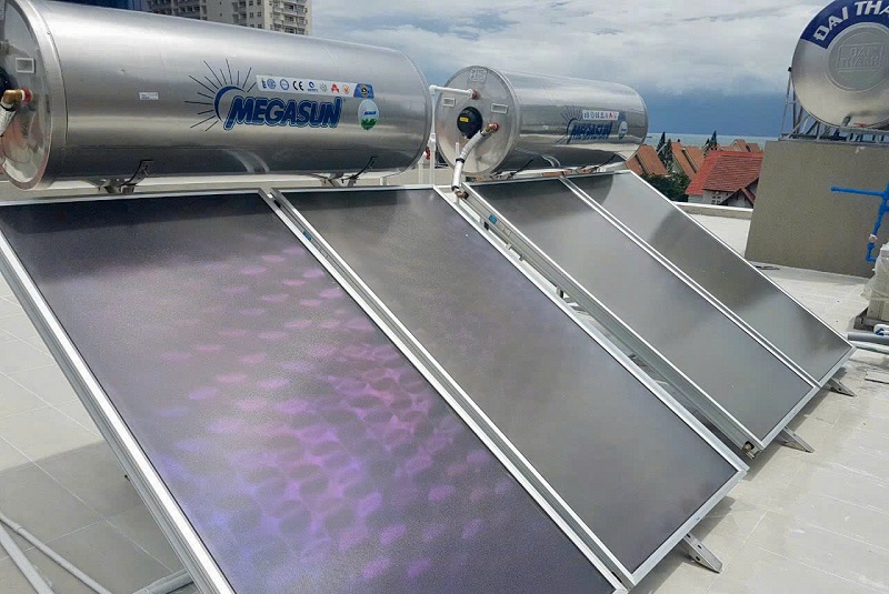 Công trình dự án sử dụng máy nước nóng tấm phẳng Megasun Công trình dự án sử dụng máy nước nóng tấm phẳng Megasun