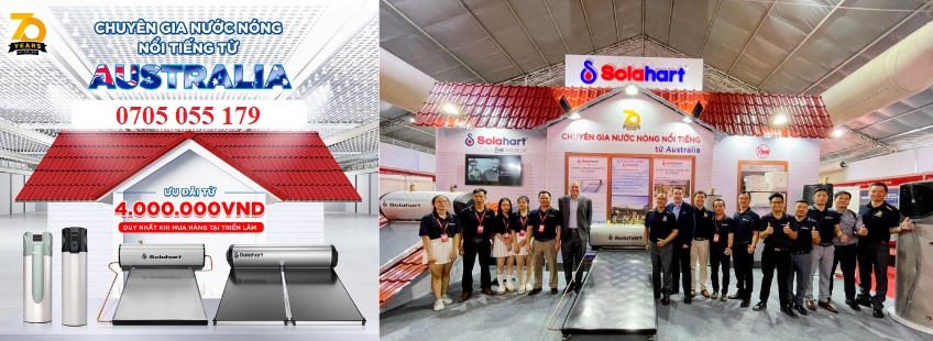 Máy nước nóng Solahart Việt Nam Máy nước nóng Solahart Việt Nam