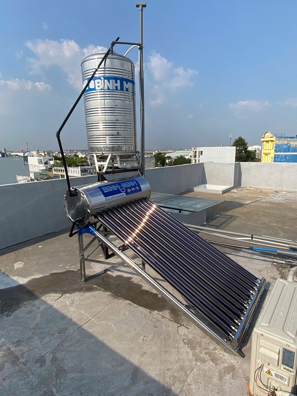 Máy nước nóng năng lượng mặt trời Bình Minh Máy nước nóng năng lượng mặt trời Bình Minh