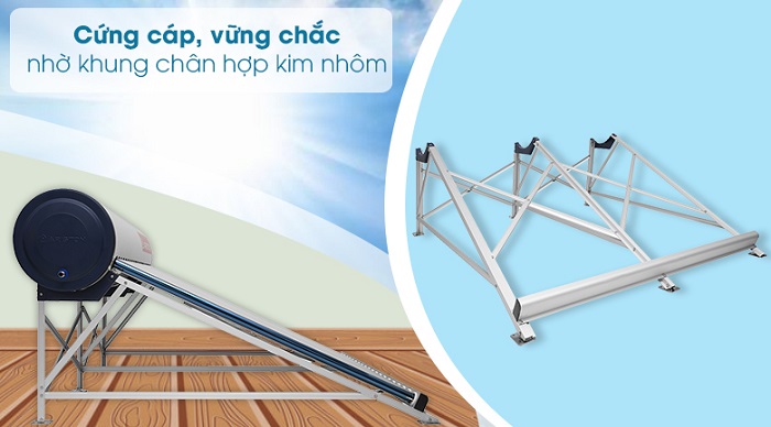 Lắp giá đỡ máy nước nóng NLMT Ariston Lắp giá đỡ máy nước nóng NLMT Ariston