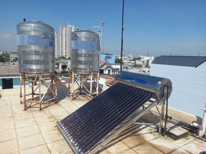 Máy nước nóng mặt trời Bình Minh được nhiều khách hàng tin dùng Máy nước nóng mặt trời Bình Minh được nhiều khách hàng tin dùng