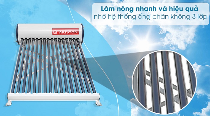 Lắp ống thủy tinh chân không máy nước nóng năng lượng mặt trời Lắp ống thủy tinh chân không máy nước nóng năng lượng mặt trời