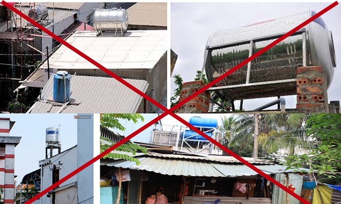 Lưu ý khi lắp đặt bồn nước inox Toàn Mỹ Lưu ý khi lắp đặt bồn nước inox Toàn Mỹ