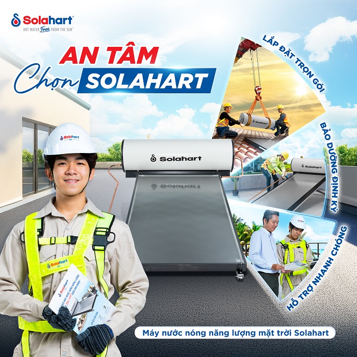 Ưu việt của máy NLMT Solahart Việt Nam dạng tấm Ưu việt của máy NLMT Solahart Việt Nam dạng tấm