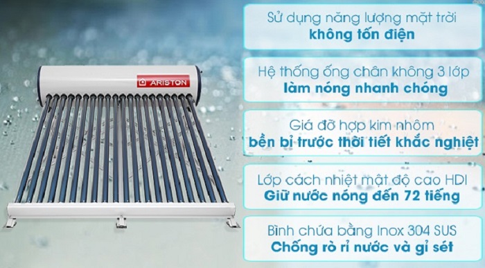 Máy nước nóng Ariston sự lựa chọn của nhiều hộ gia đình Máy nước nóng Ariston sự lựa chọn của nhiều hộ gia đình