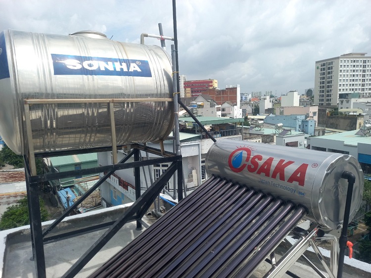 máy nước nóng năng lượng mặt trời Osaka máy nước nóng năng lượng mặt trời Osaka