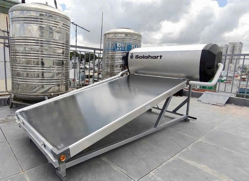 Năng lượng mặt trời tấm phẳng Solahart 180L - Premium Năng lượng mặt trời tấm phẳng Solahart 180L - Premium