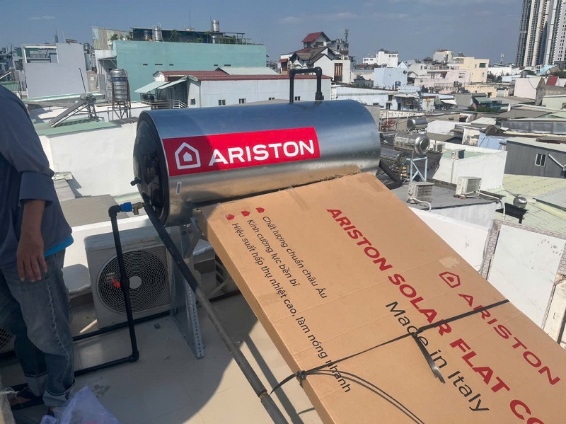 Hoàn thiện Máy nước nóng Ariston 200L Chịu áp Hoàn thiện Máy nước nóng Ariston 200L Chịu áp