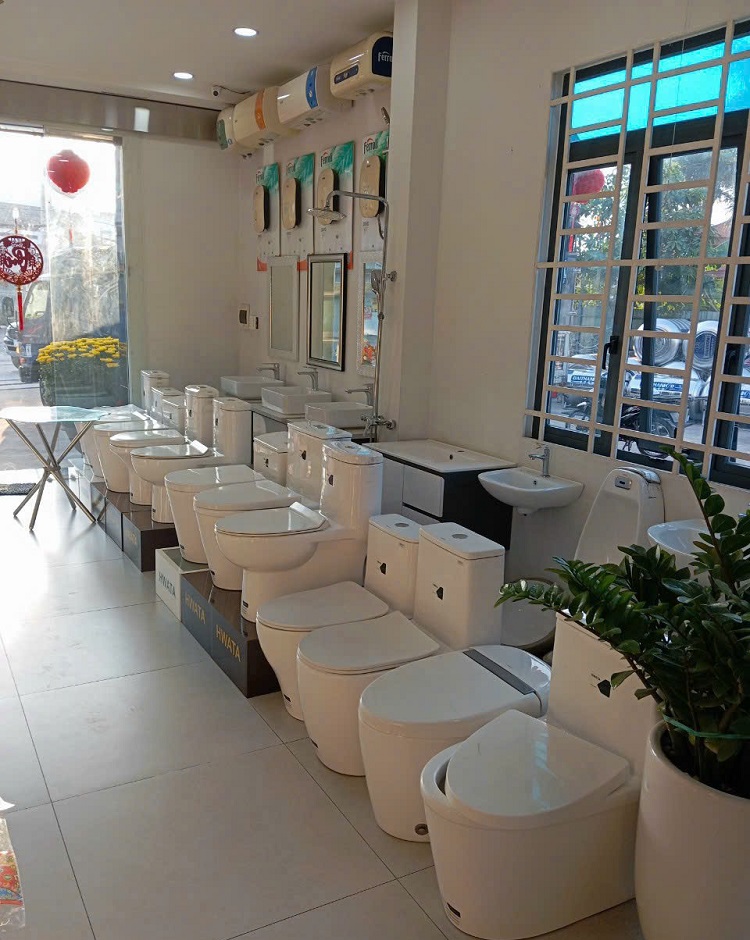 Showroom Thiết bị vệ sinh Hwata Showroom Thiết bị vệ sinh Hwata