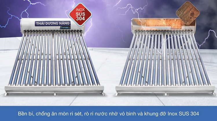 Bình bảo ôn sử dụng lây năm sẽ bị hư hỏng, rỉ sét Bình bảo ôn sử dụng lây năm sẽ bị hư hỏng, rỉ sét