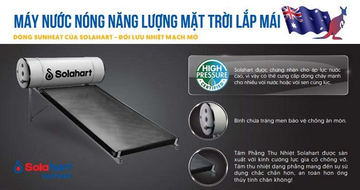 Thông số kĩ thuật Máy nước nóng Solahart 150L tiêu chuẩn Thông số kĩ thuật Máy nước nóng Solahart 150L tiêu chuẩn
