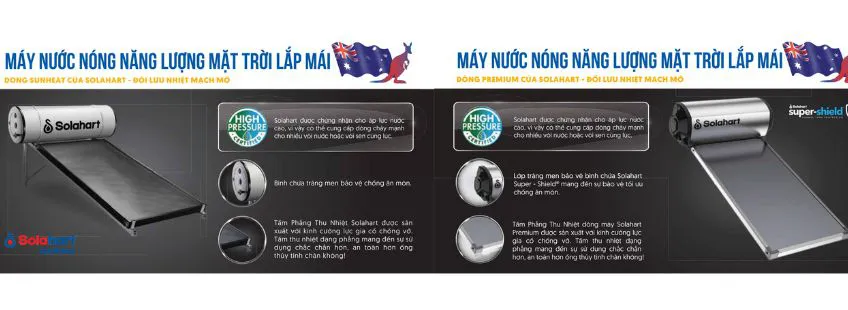 Máy nước nóng mặt trời SOLAHART