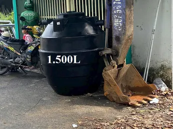 TOP 3 dung tích bồn tự hoại gia đình thường dùng: 500L, 1000L, 1500L ?