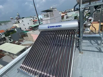 Đại lí máy nước nóng năng lượng mặt trời Bình Minh chính hãng