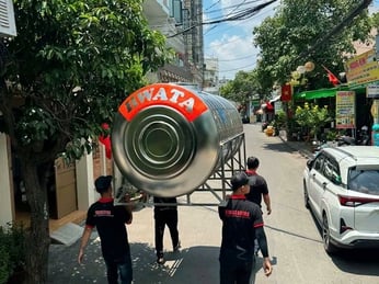 Trữ nước cho mọi Nhà: Chọn “bồn inox hwata 1500L Ngang” chính hãng