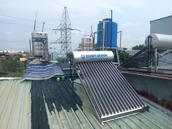 Máy nước nóng năng lượng mặt trời Bình Minh: Hiệu suất và tin cậy cao