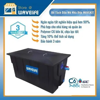 Bể tách mỡ Wavelife 30L Thái Lan