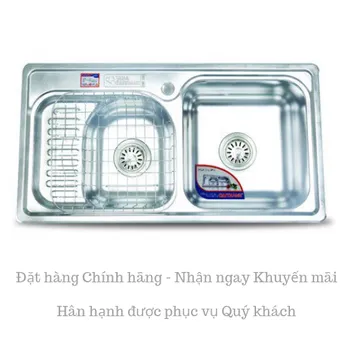 Chậu rửa chén inox Cao cấp DT81 - Đại Thành