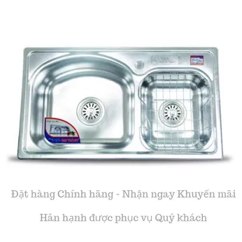 Chậu rửa chén inox Cao cấp DT82 - Đại Thành