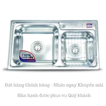 Chậu rửa chén inox Cao cấp DT83 - Đại Thành