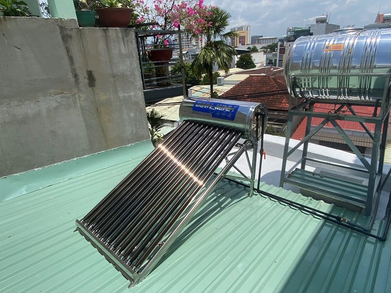 Trọn bộ Máy nước nóng mặt trời Bình Minh Trọn bộ Máy nước nóng mặt trời Bình Minh