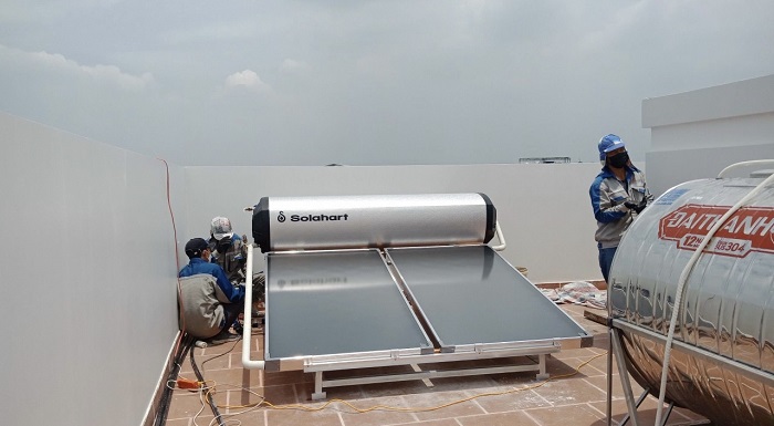 Ưu điểm Máy nước nóng mặt trời dạng tấm phẳng Ưu điểm Máy nước nóng mặt trời dạng tấm phẳng