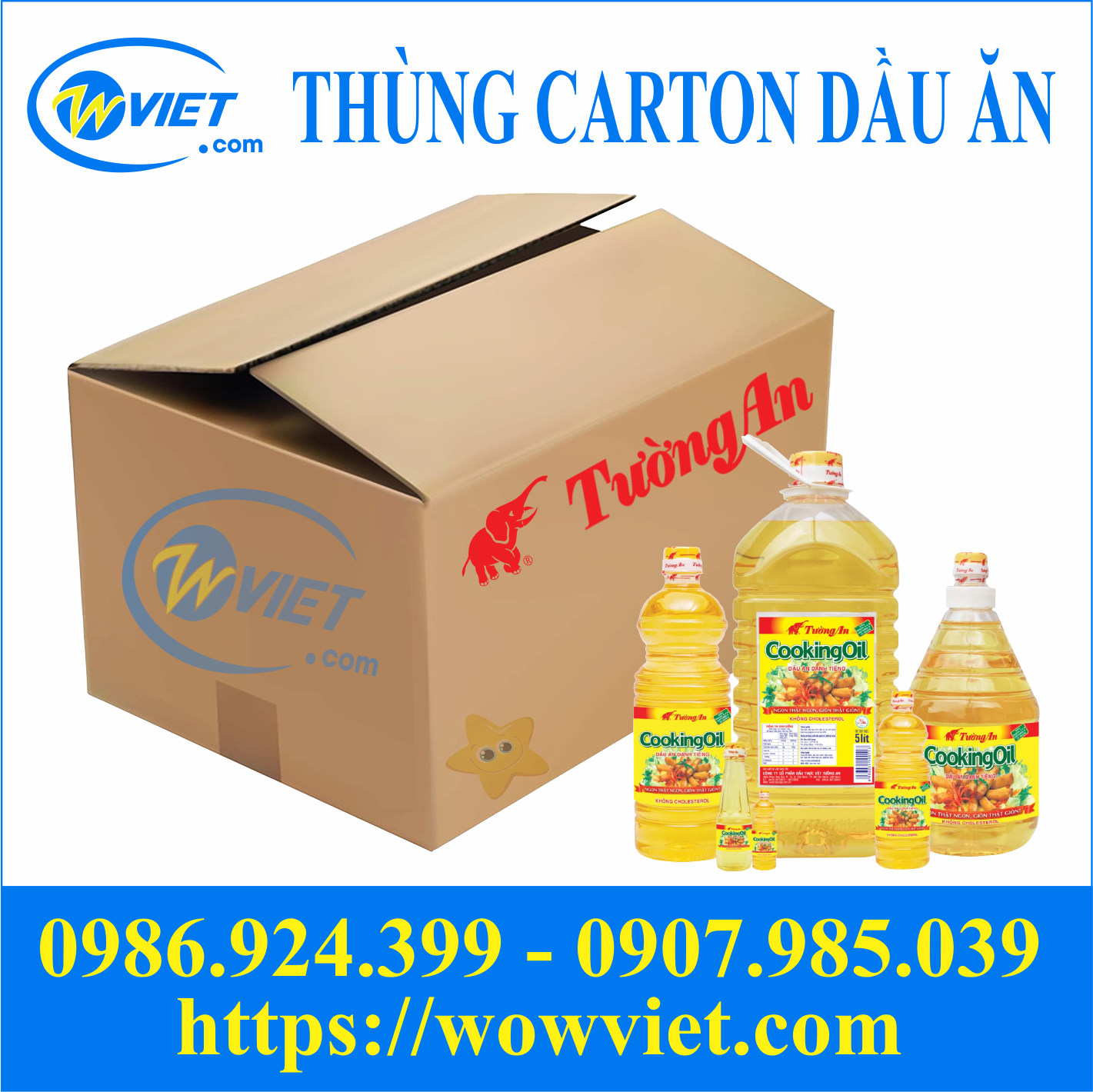 thùng carton đựng dầu ăn