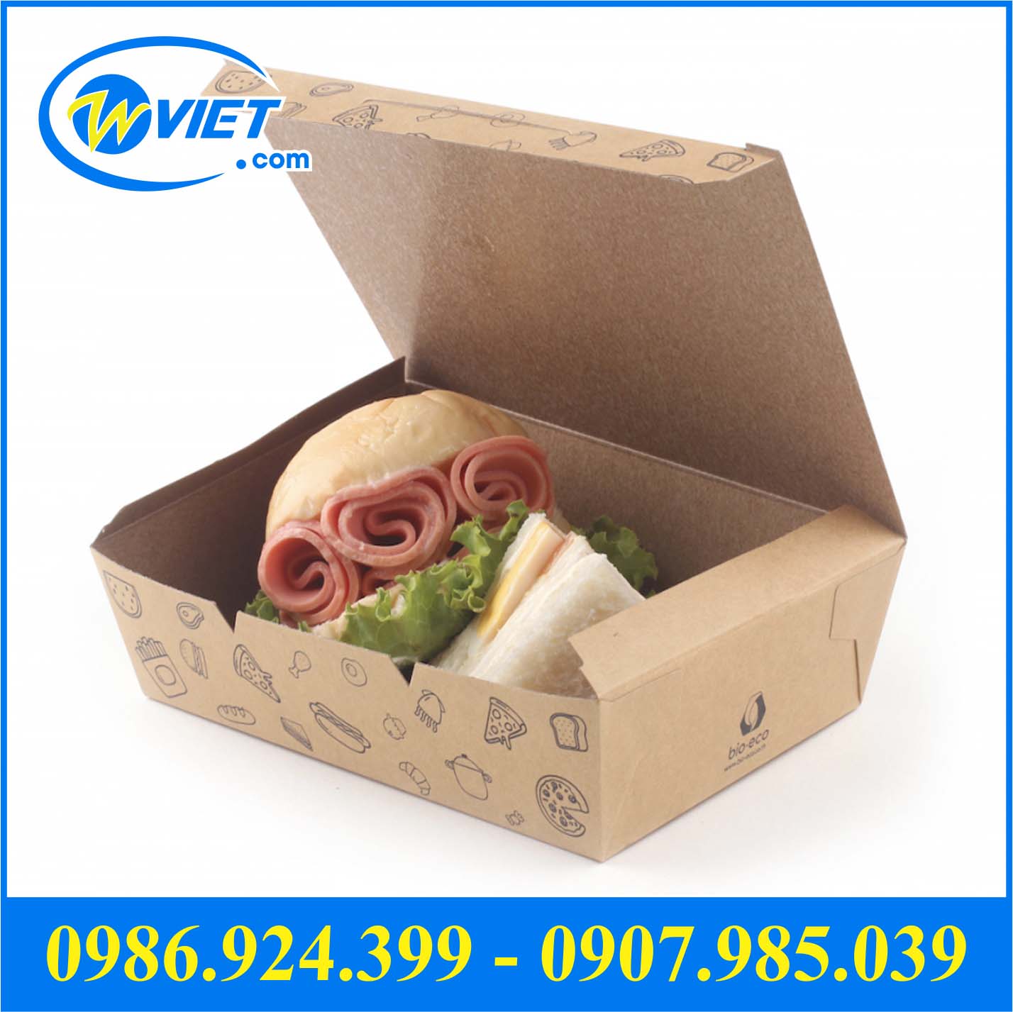 ban hop giay dung do an