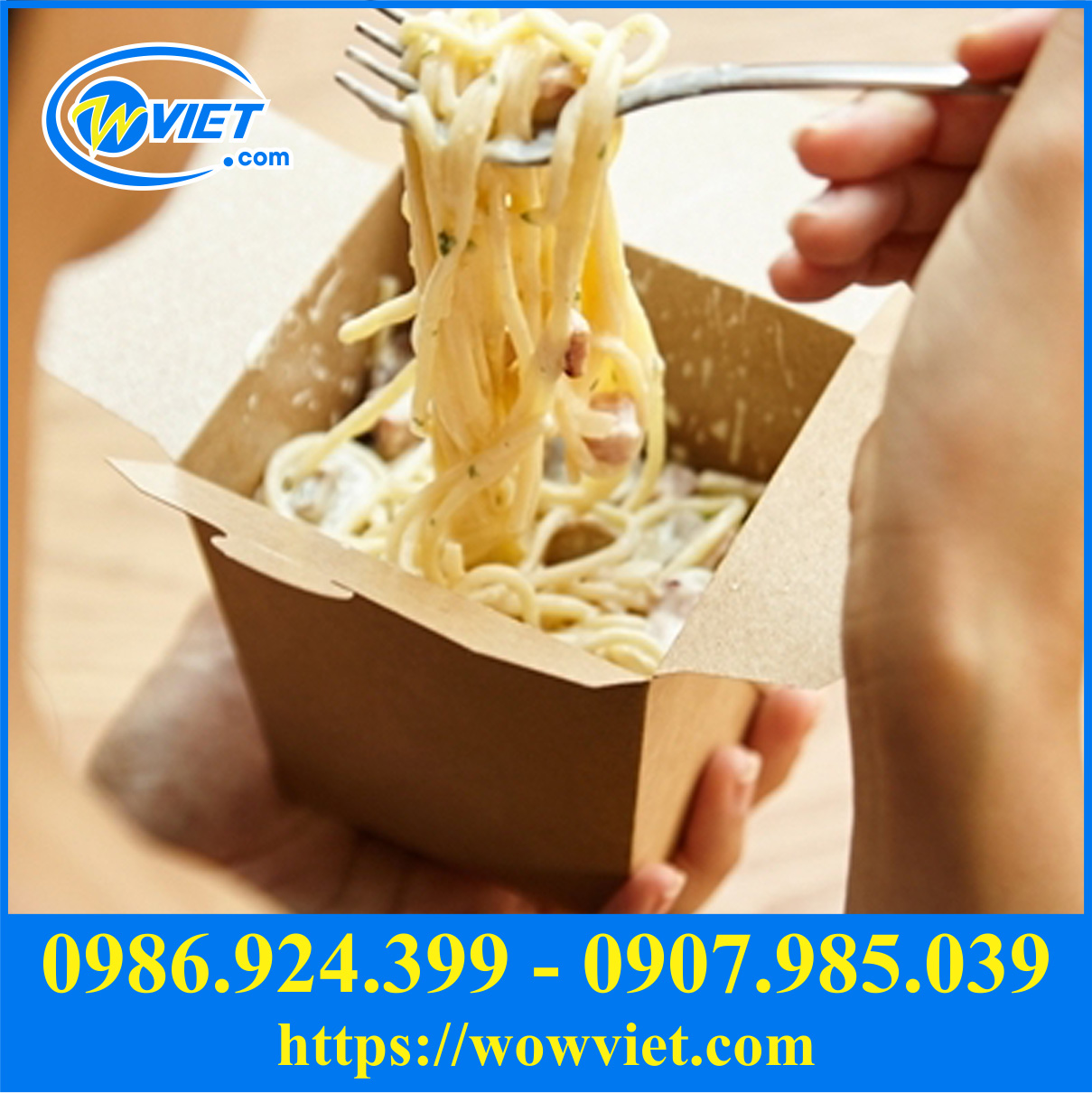 hop giay dung thuc an nuoc