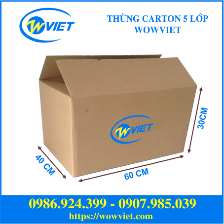 thùng carton 5 lớp wowviet2 thùng carton 5 lớp wowviet2