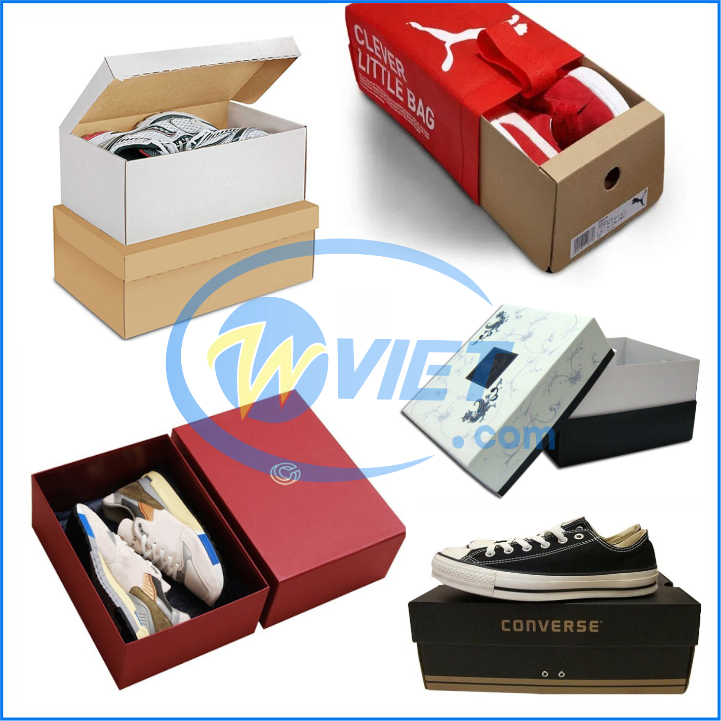 hộp carton cho giày cao cấp