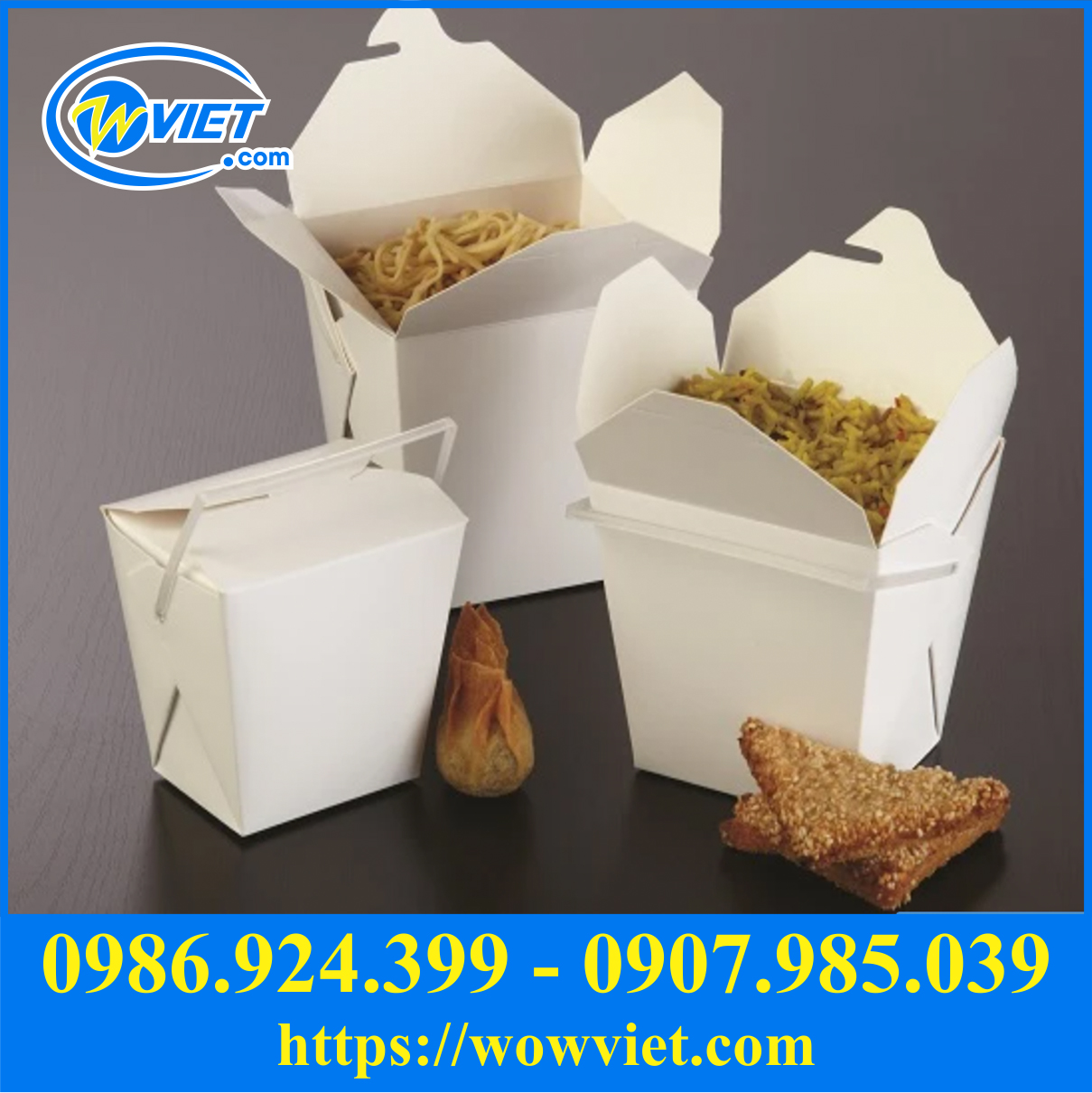 hop giay dung thuc an mang di