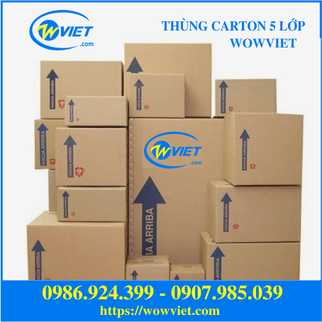 thùng carton 5 lớp wowviet thùng carton 5 lớp wowviet