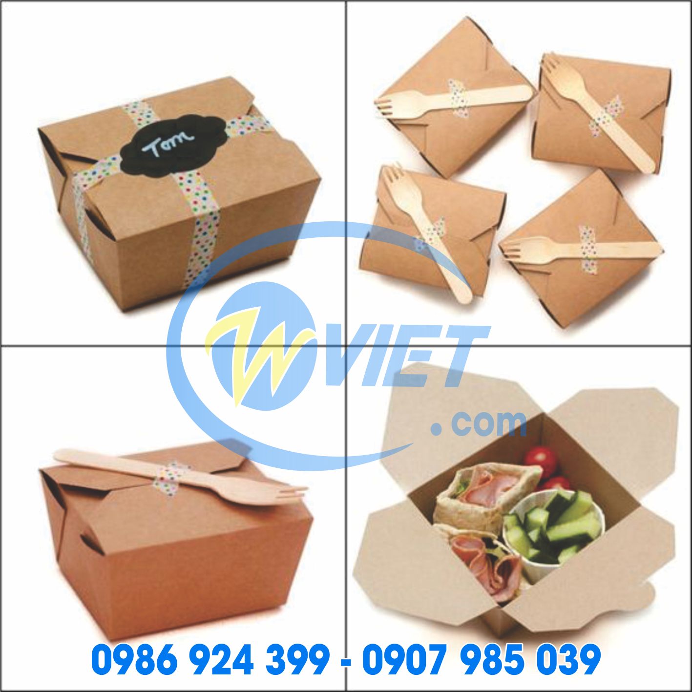 hop giay dung thuc an gia re