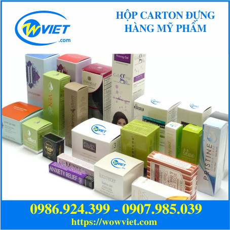 hộp carton đựng hàng mỹ phẩm wowviet hộp carton đựng hàng mỹ phẩm wowviet