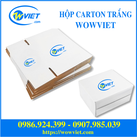 hộp carton trắng wowviet hộp carton trắng wowviet