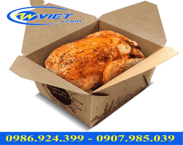 hop dung thuc an bang giay