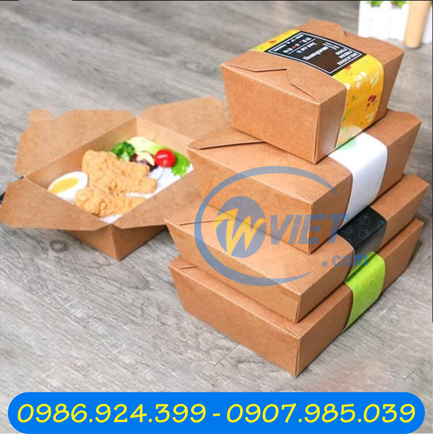 hop giay dung thuc an gia re