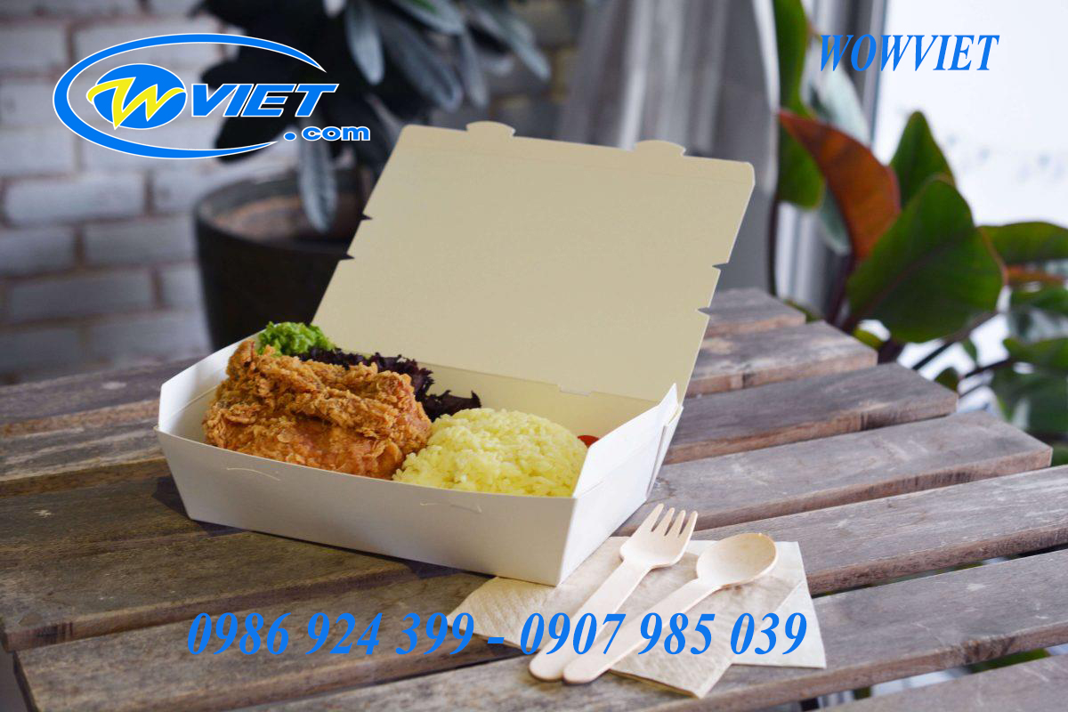 hop giay dung thuc an bao ve moi truong