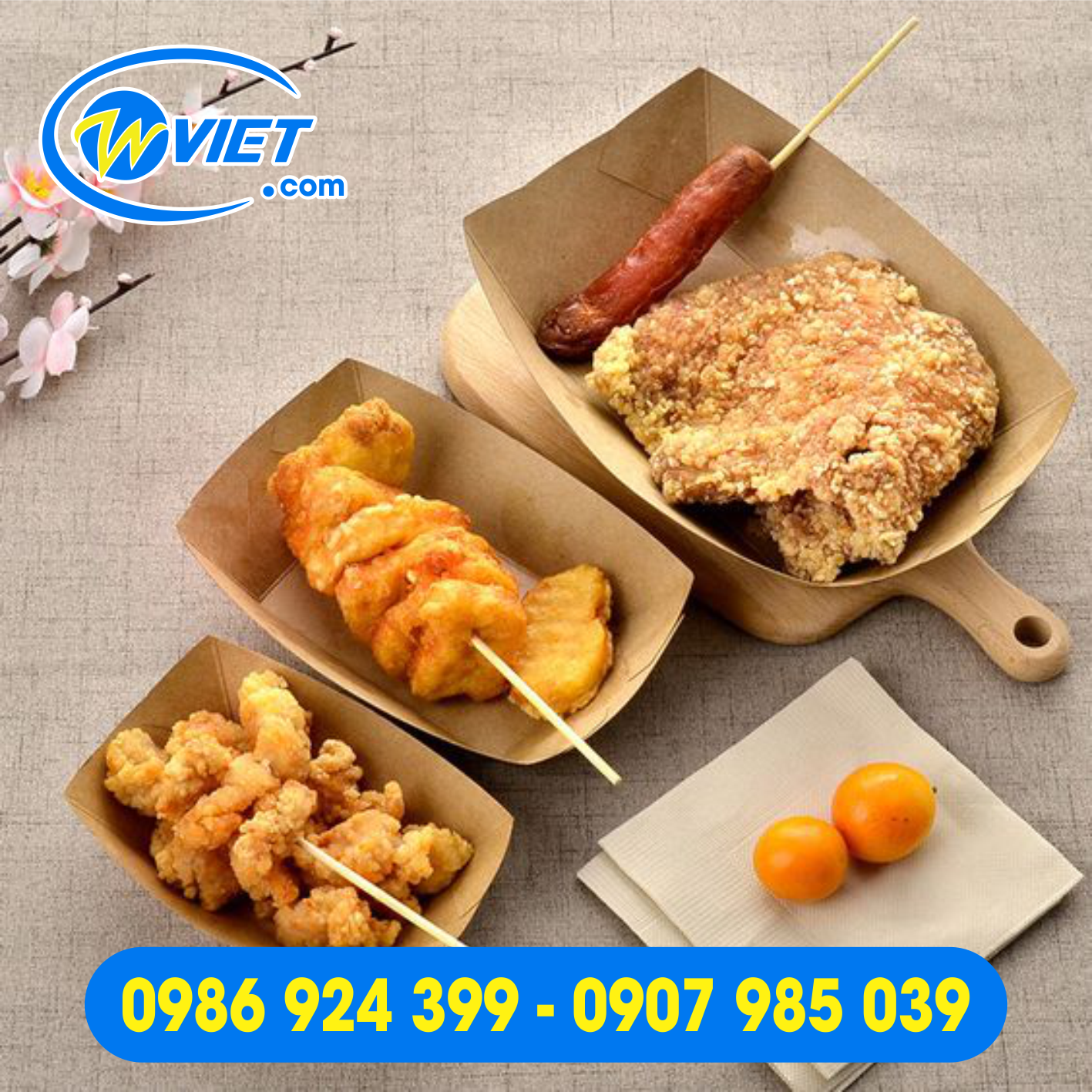 hop giay dung do an mnag ve