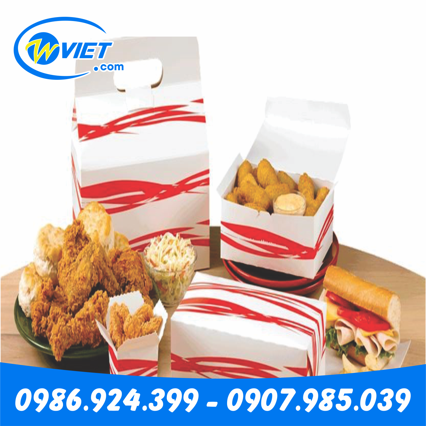 hop giay dung thuc an nhanh tphcm