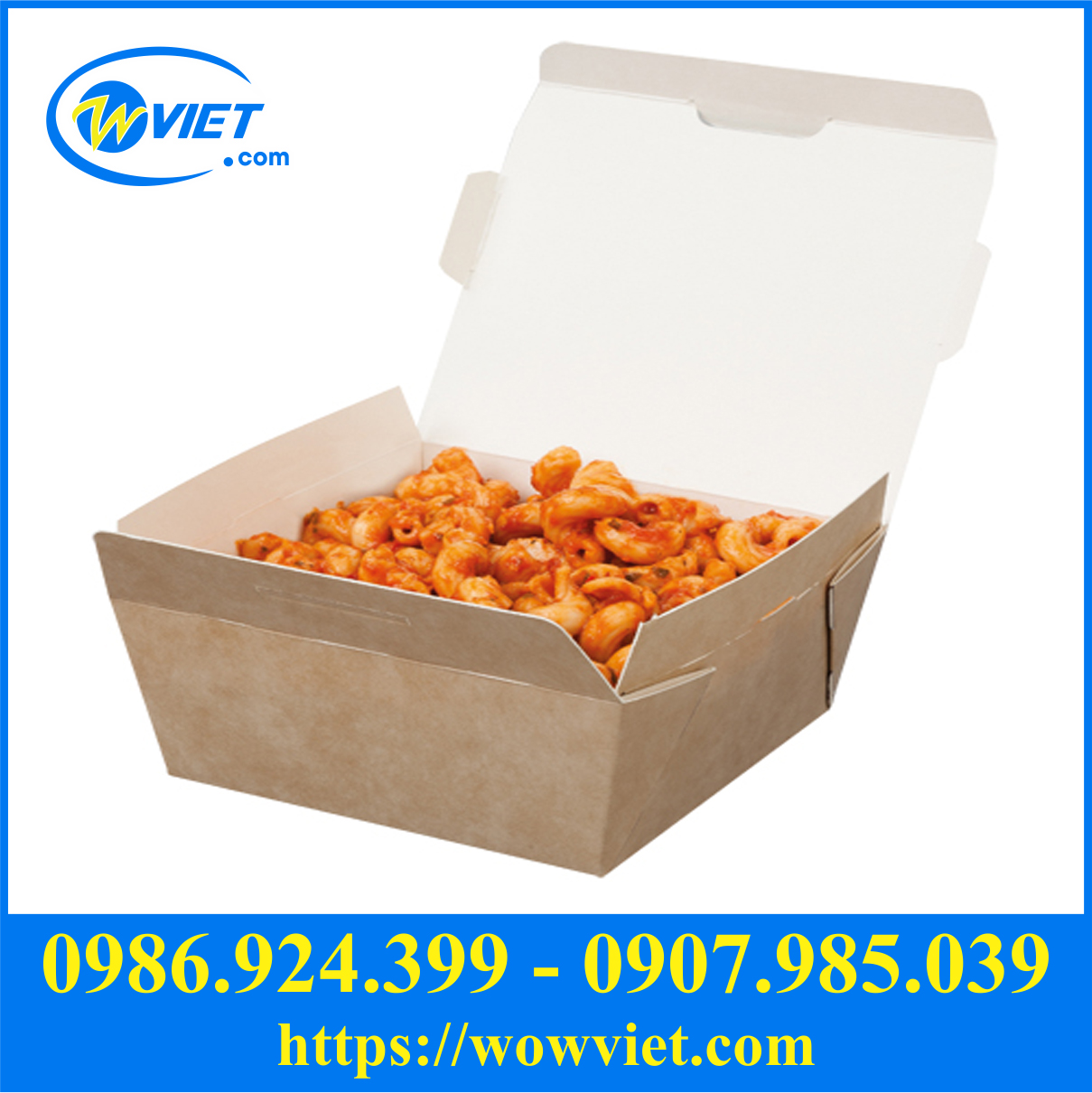 hop giay dung thuc an nong