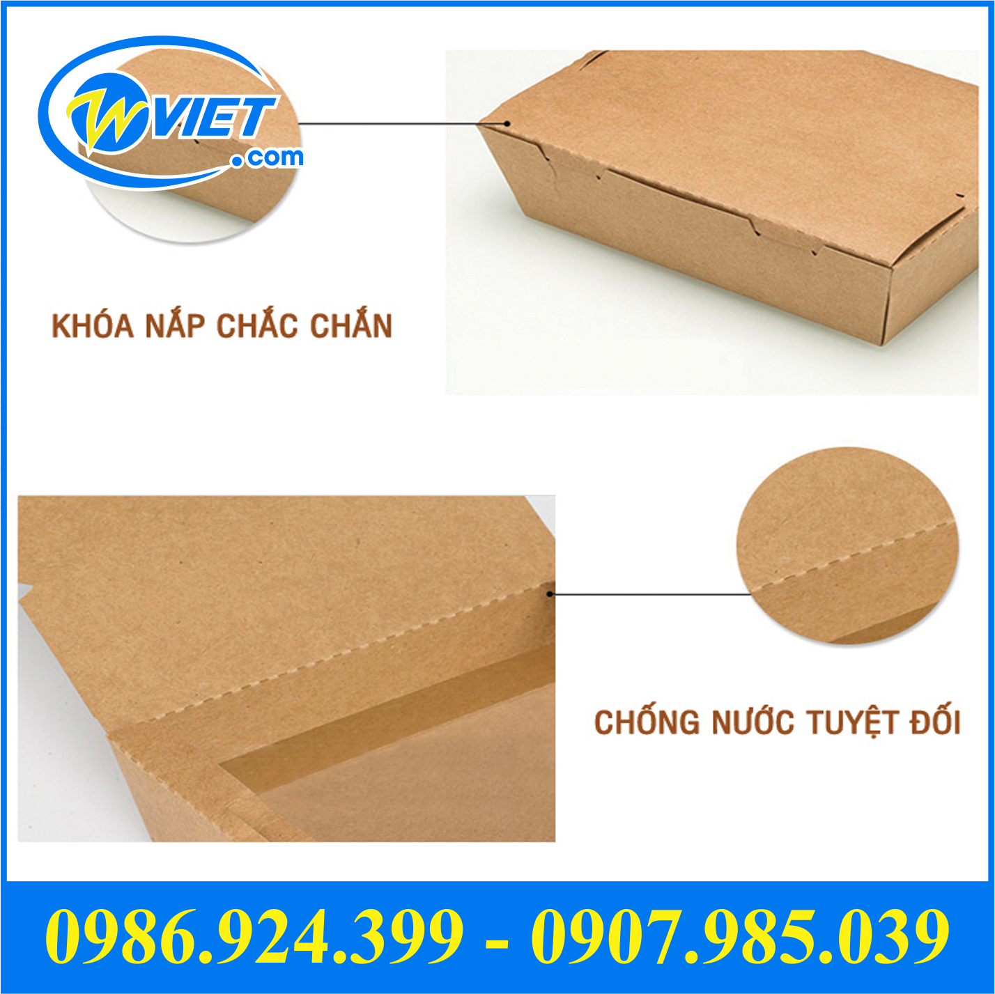 hop giay kraft dung thuc an hcm