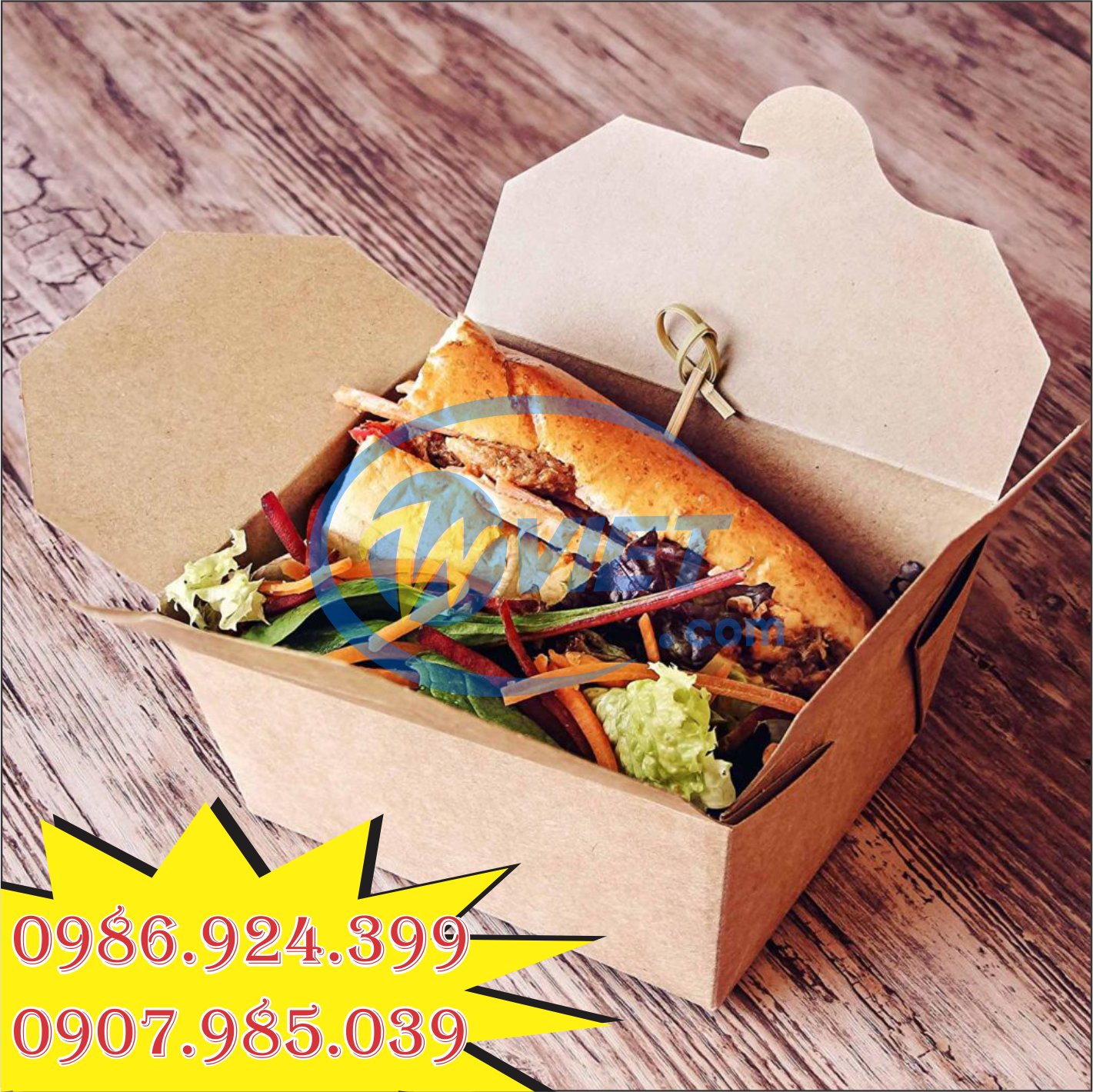 hop giay kraft dung thuc an tphcm